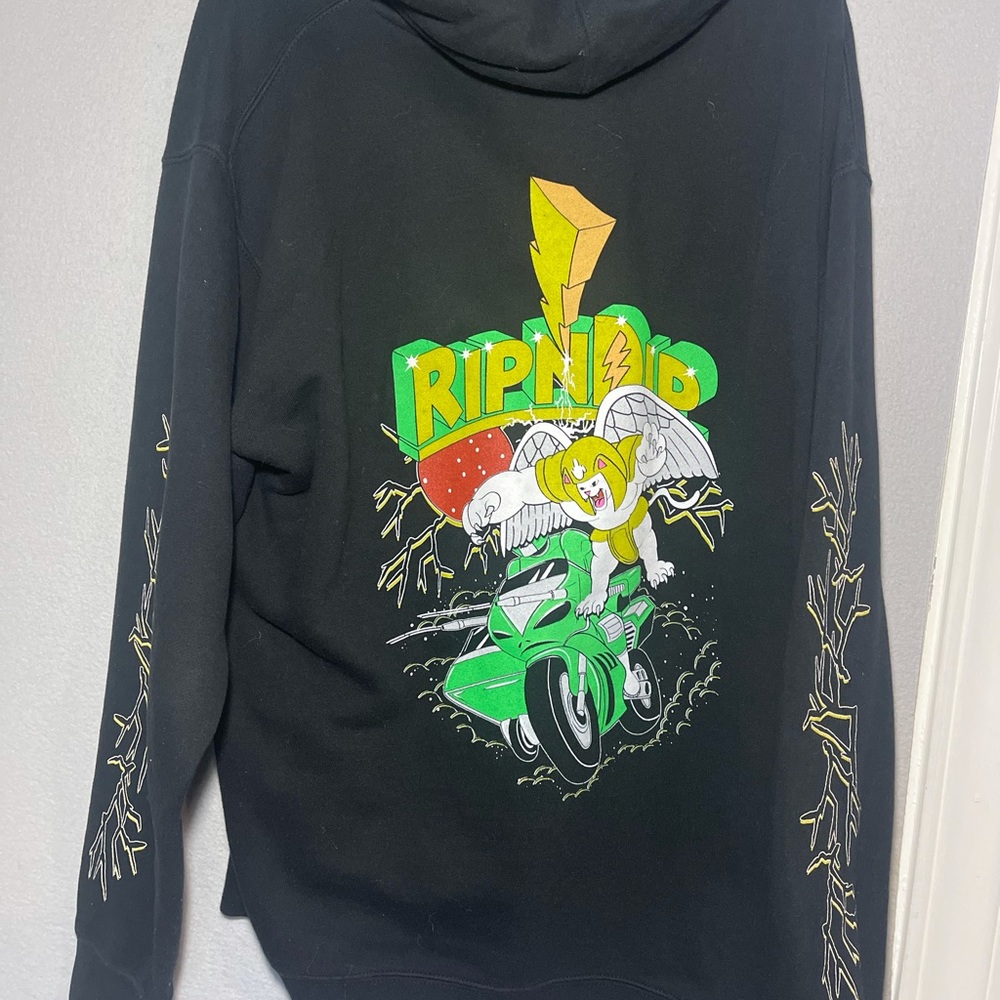 RIPNDIP L black electricity Hoodie